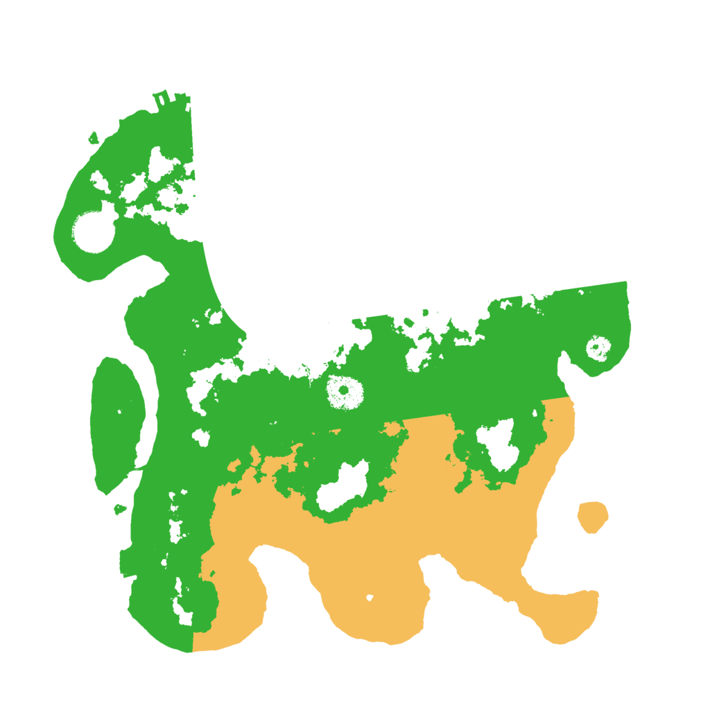 Biome Rust Map: Procedural Map, Size: 3000, Seed: 1017664280