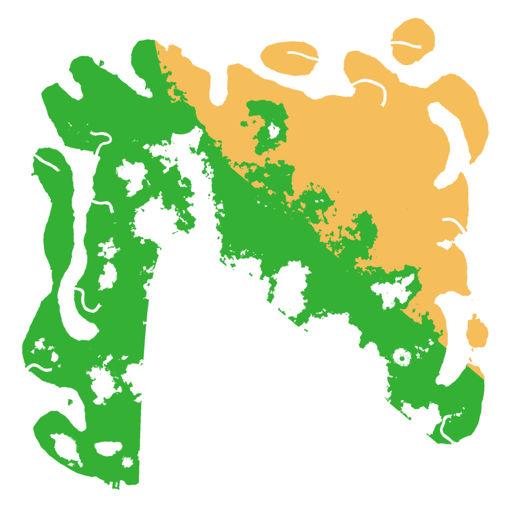 Biome Rust Map: Procedural Map, Size: 4400, Seed: 23224034