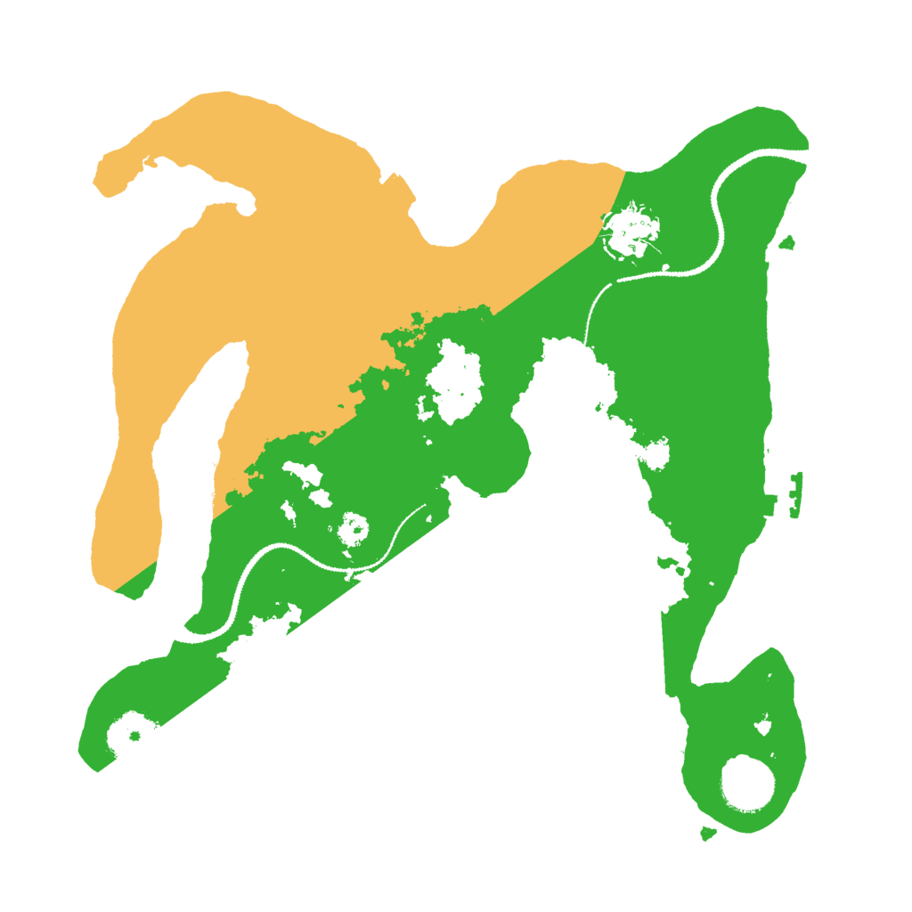 Biome Rust Map: Procedural Map, Size: 3000, Seed: 18010
