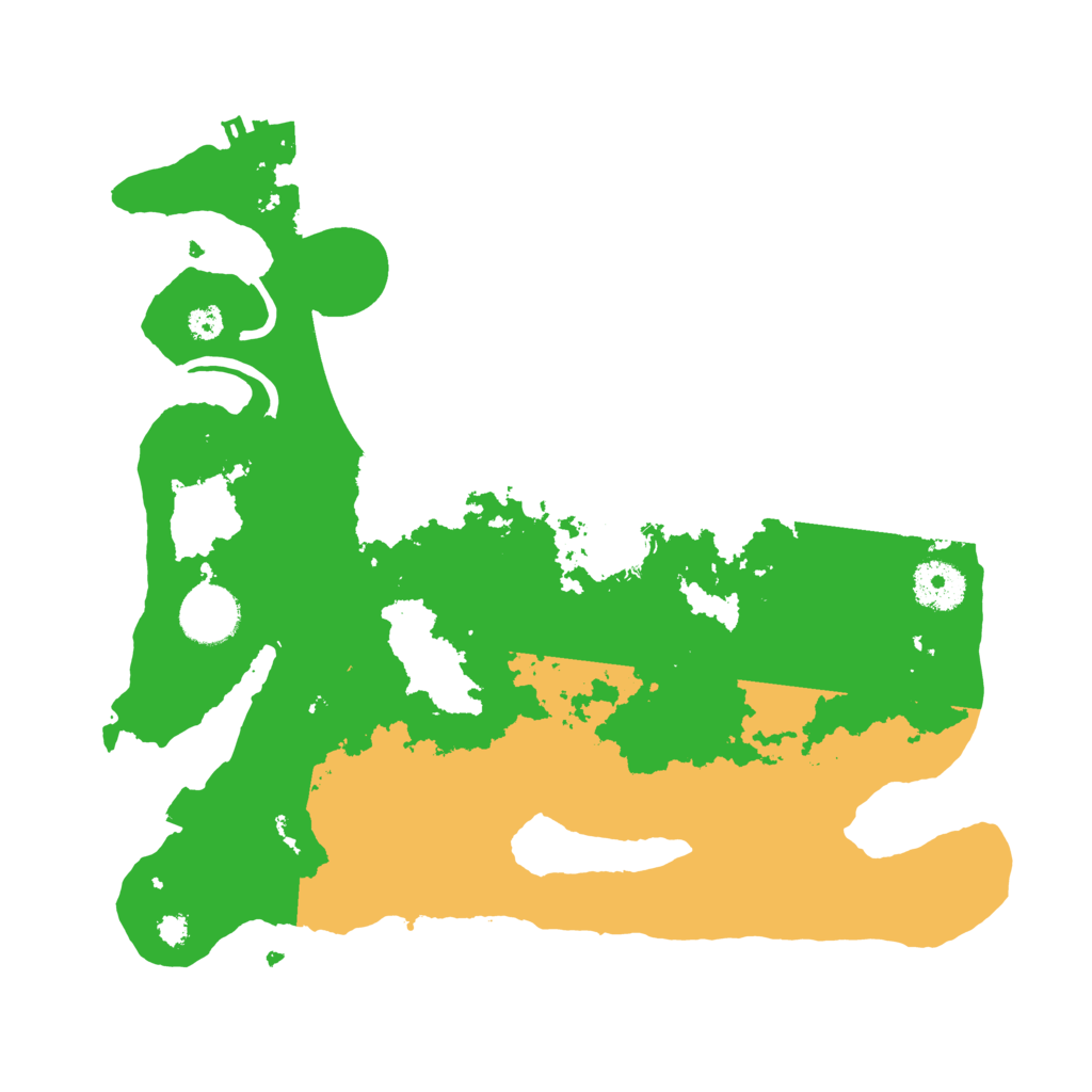 Biome Rust Map: Procedural Map, Size: 3250, Seed: 511066463