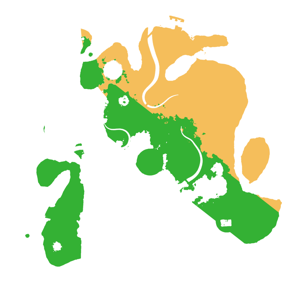 Biome Rust Map: Procedural Map, Size: 3000, Seed: 304024625
