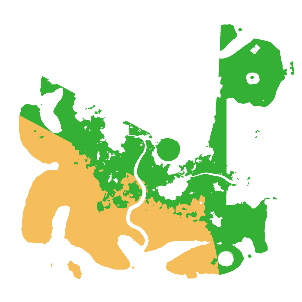 Biome Rust Map: Procedural Map, Size: 3500, Seed: 89983531