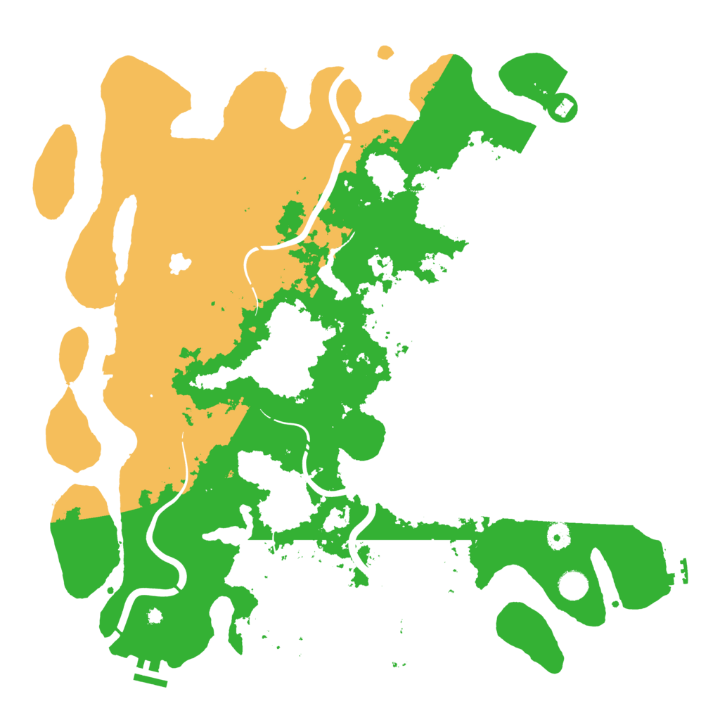Biome Rust Map: Procedural Map, Size: 4300, Seed: 15102023