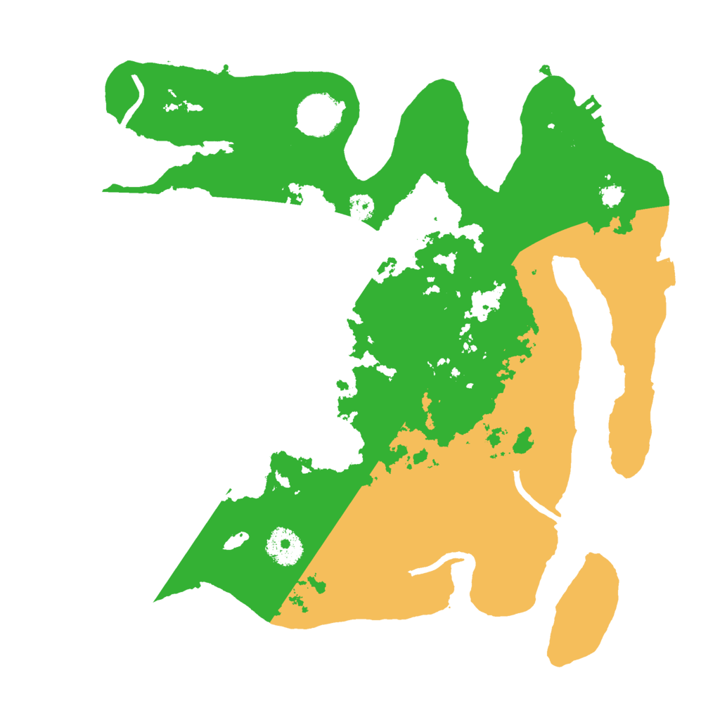 Biome Rust Map: Procedural Map, Size: 3000, Seed: 58671599