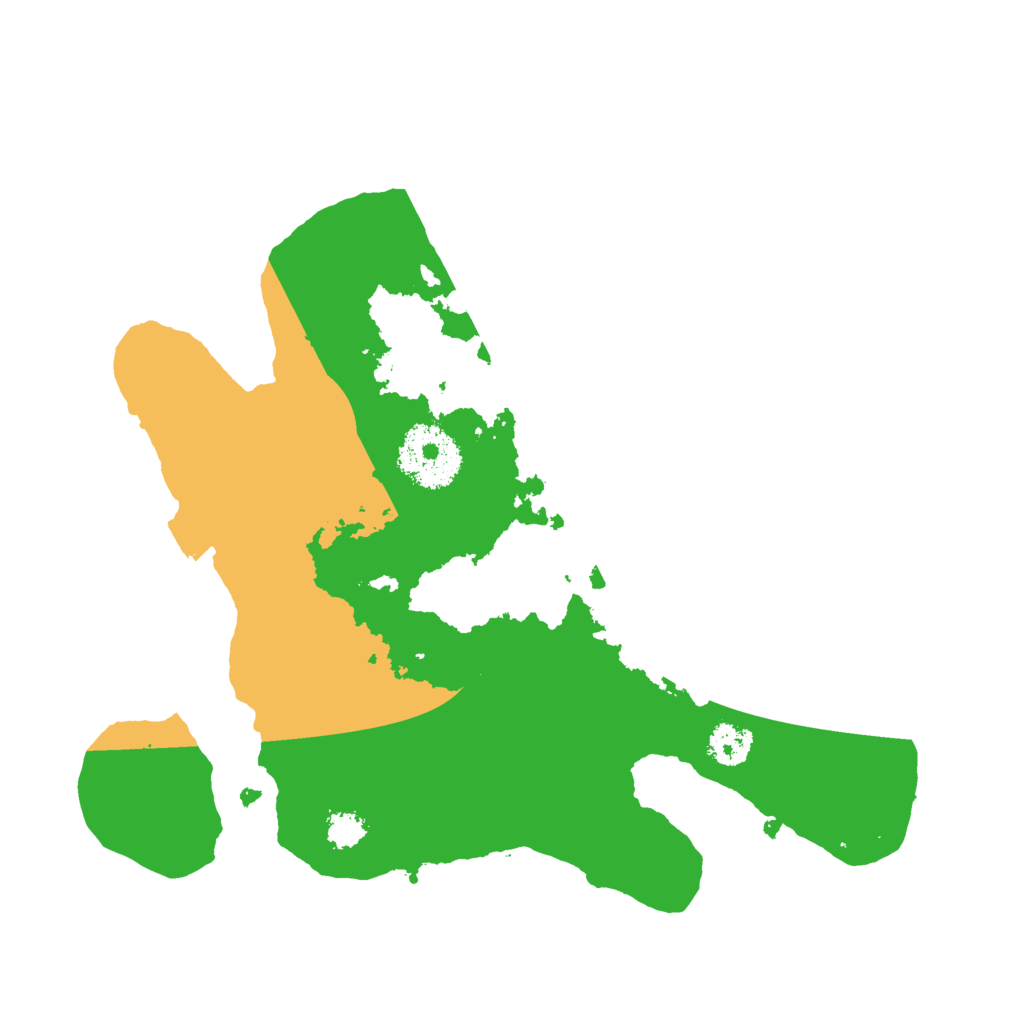 Biome Rust Map: Procedural Map, Size: 2500, Seed: 1589798733