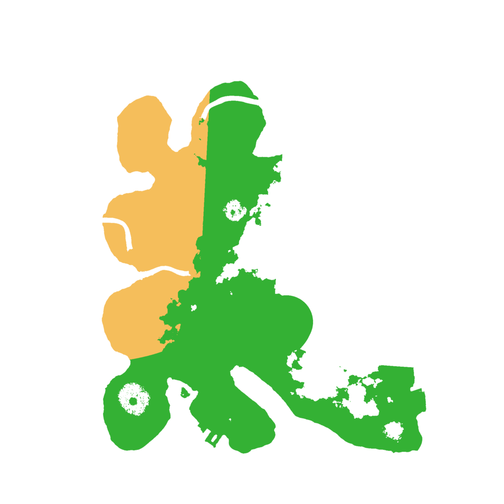 Biome Rust Map: Procedural Map, Size: 2500, Seed: 637695124