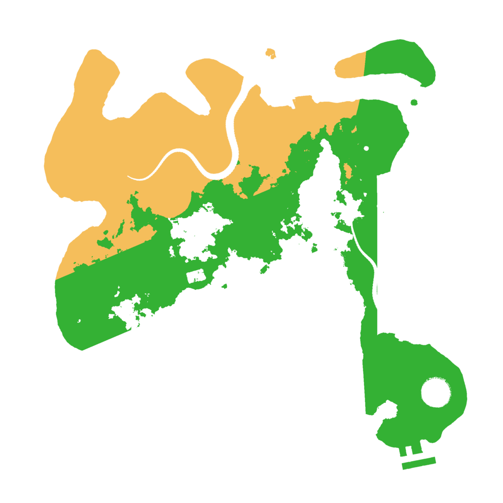 Biome Rust Map: Procedural Map, Size: 3000, Seed: 420710