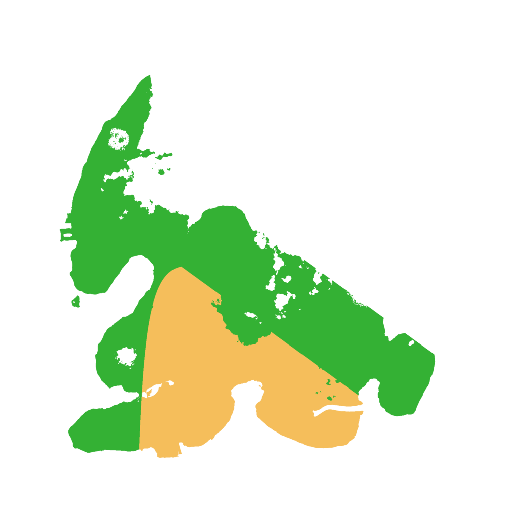 Biome Rust Map: Procedural Map, Size: 2500, Seed: 459679020