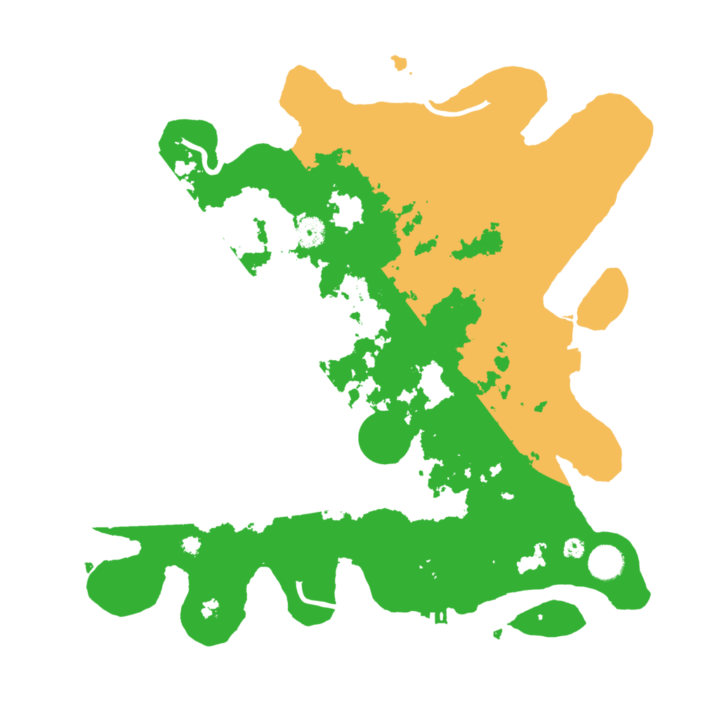 Biome Rust Map: Procedural Map, Size: 3600, Seed: 4485715