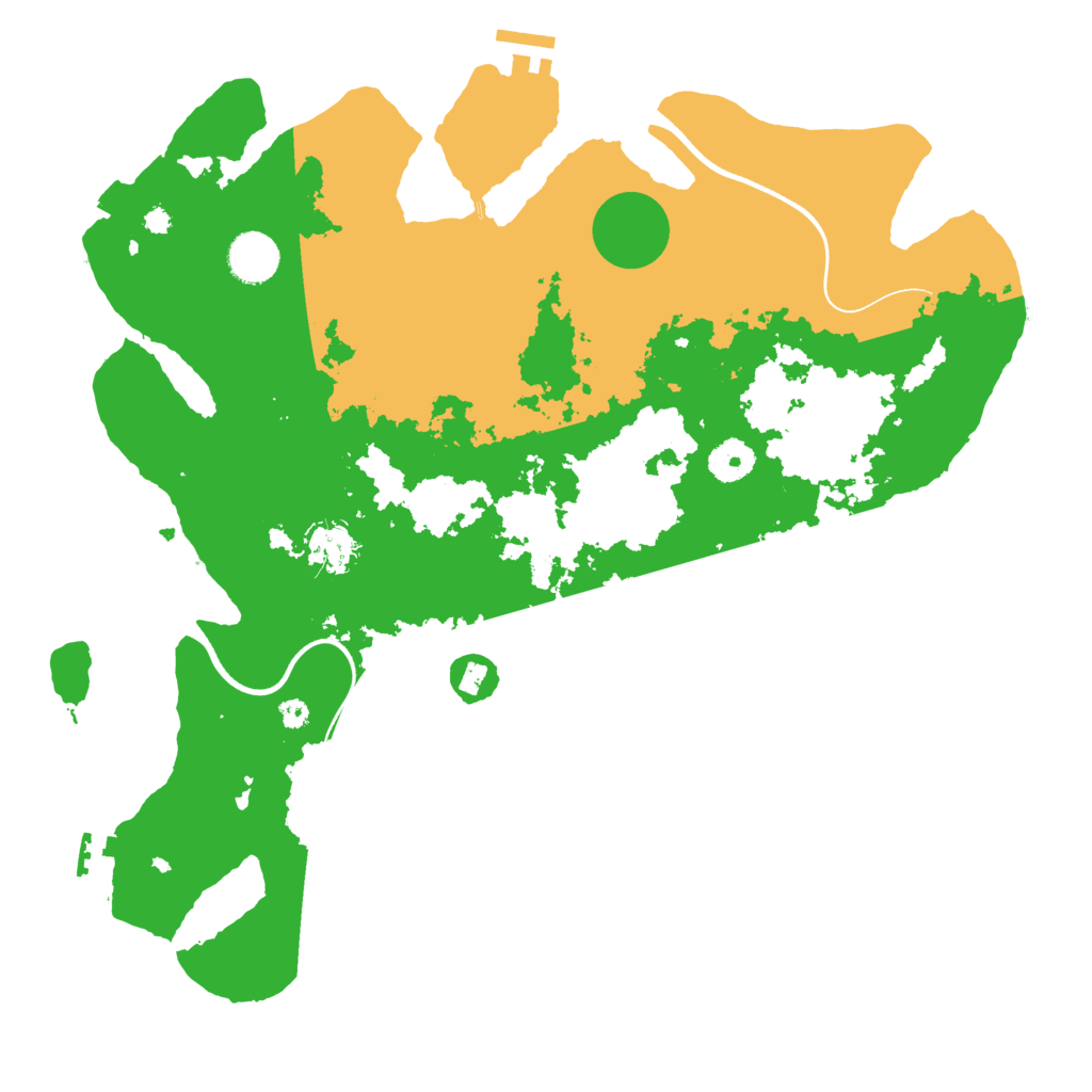 Biome Rust Map: Procedural Map, Size: 3750, Seed: 74812845