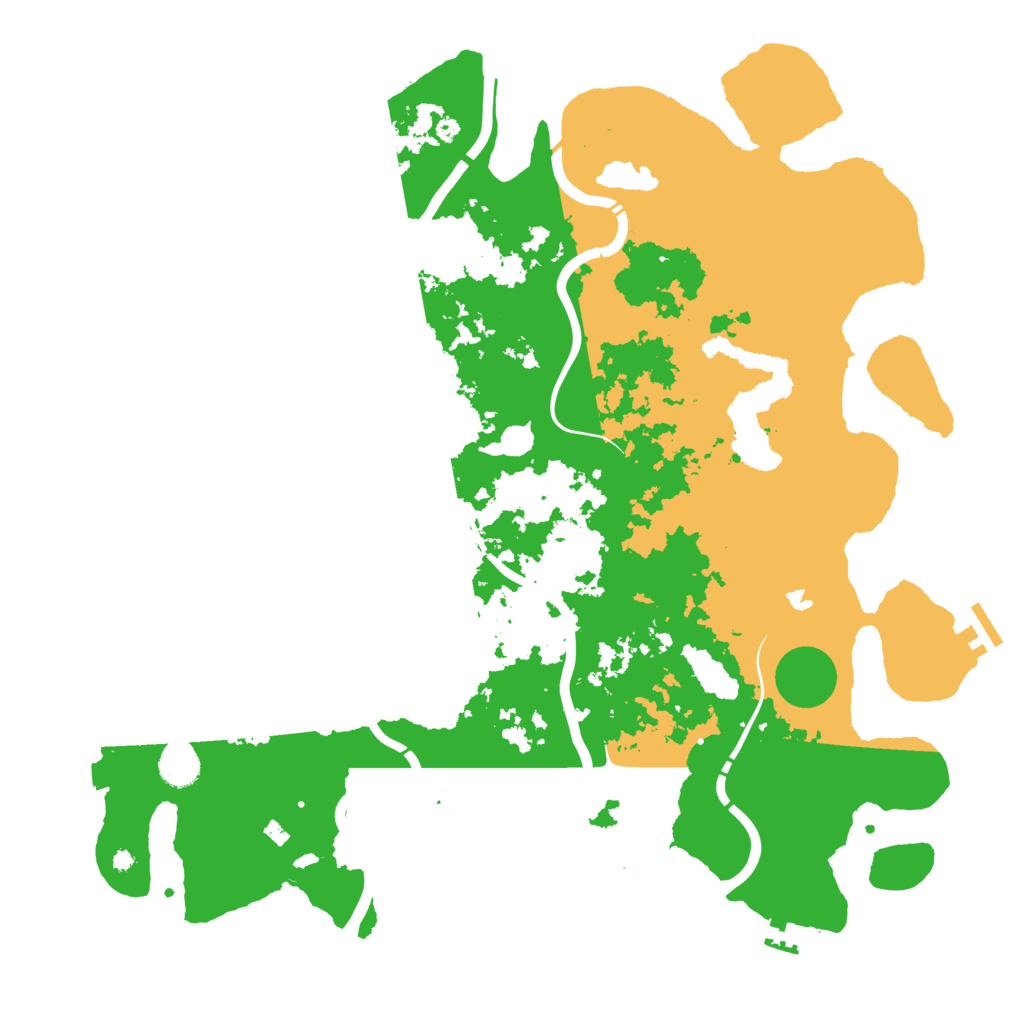 Biome Rust Map: Procedural Map, Size: 4400, Seed: 98475749