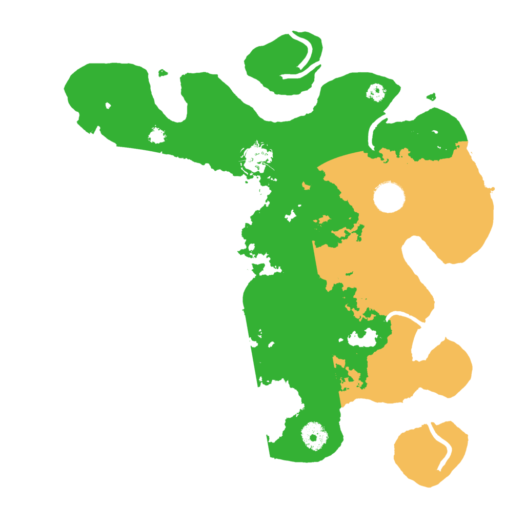 Biome Rust Map: Procedural Map, Size: 3000, Seed: 15234