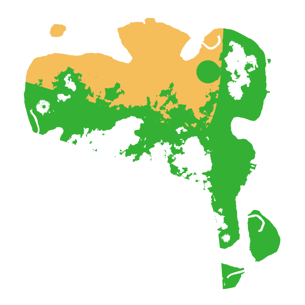 Biome Rust Map: Procedural Map, Size: 3500, Seed: 25305026