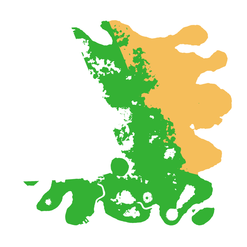Biome Rust Map: Procedural Map, Size: 3700, Seed: 34405834