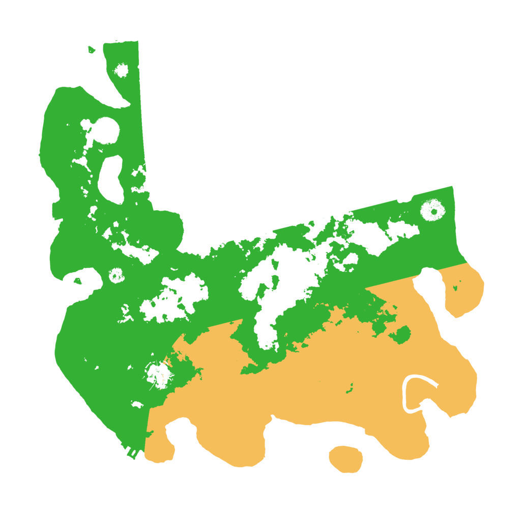 Biome Rust Map: Procedural Map, Size: 3500, Seed: 1625849123