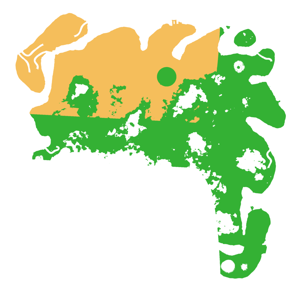 Biome Rust Map: Procedural Map, Size: 4100, Seed: 60953533