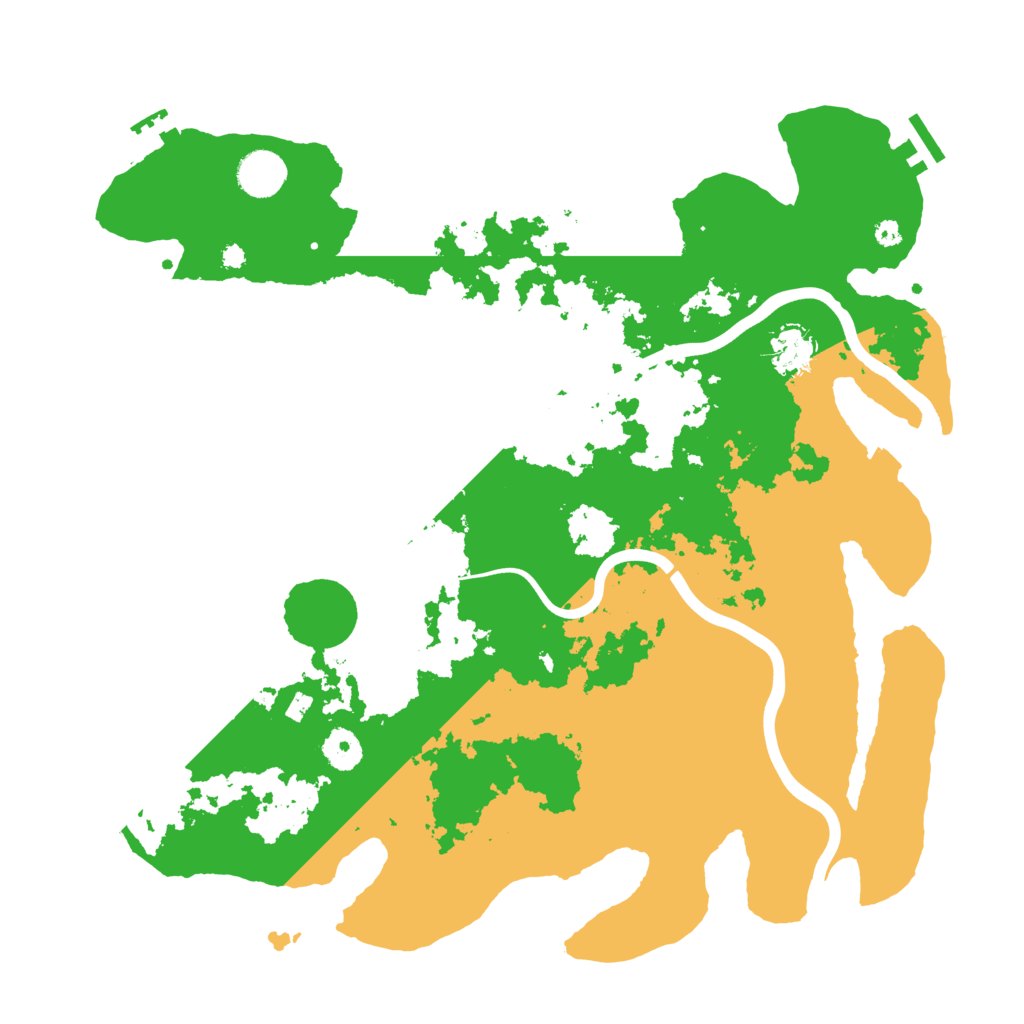 Biome Rust Map: Procedural Map, Size: 3900, Seed: 27269446