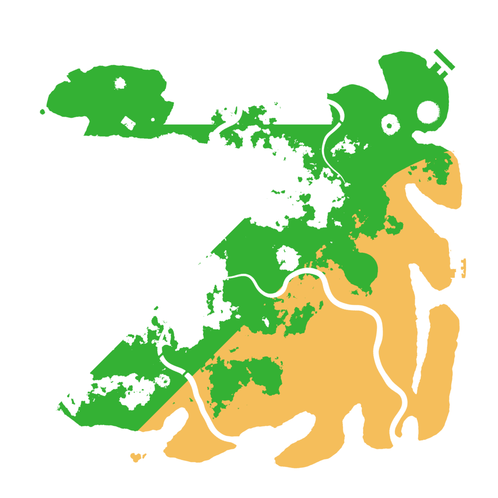 Biome Rust Map: Procedural Map, Size: 3900, Seed: 27269446