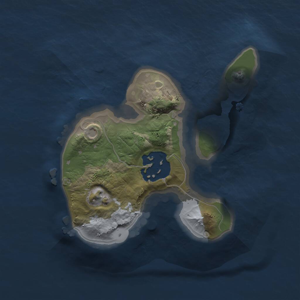 Rust Map: Procedural Map, Size: 1500, Seed: 375570809, 2 Monuments