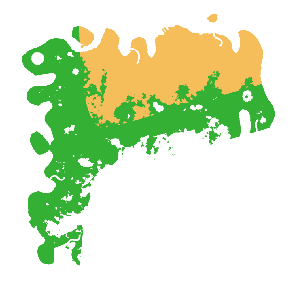 Biome Rust Map: Procedural Map, Size: 4100, Seed: 68461537