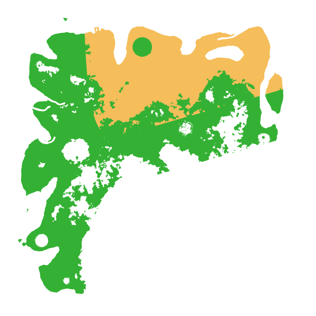 Biome Rust Map: Procedural Map, Size: 4300, Seed: 3173517