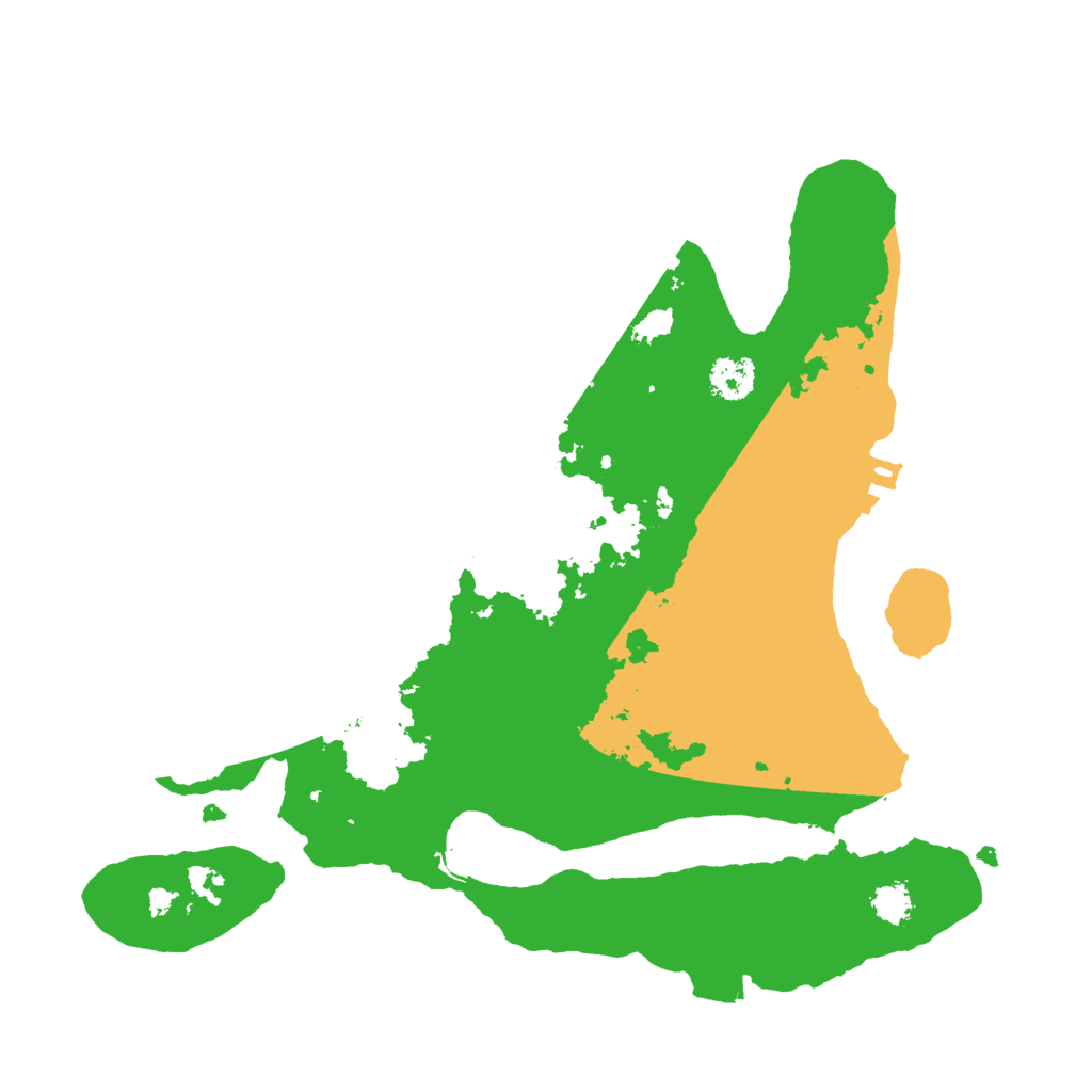 Biome Rust Map: Procedural Map, Size: 2500, Seed: 65959130