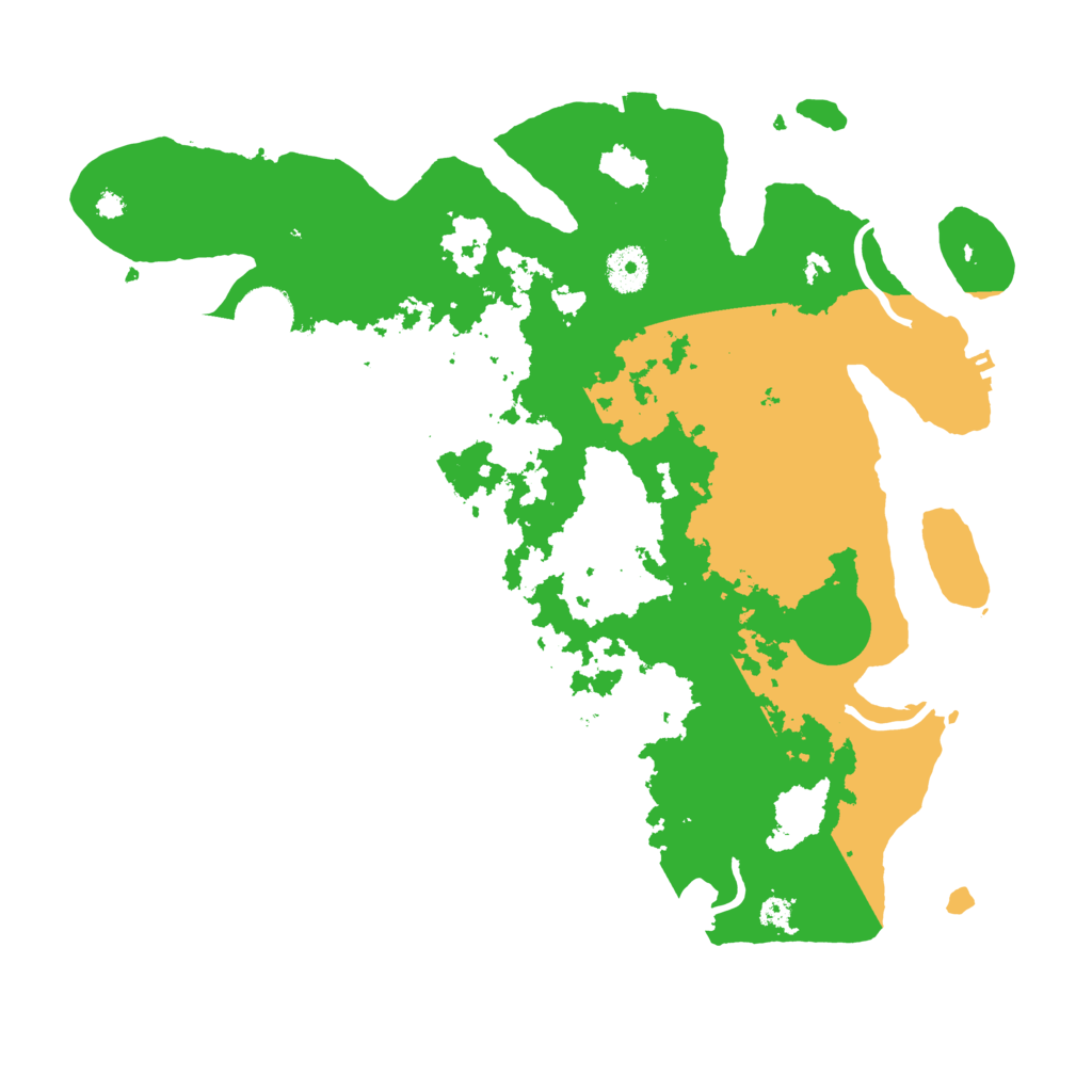 Biome Rust Map: Procedural Map, Size: 3700, Seed: 29023171