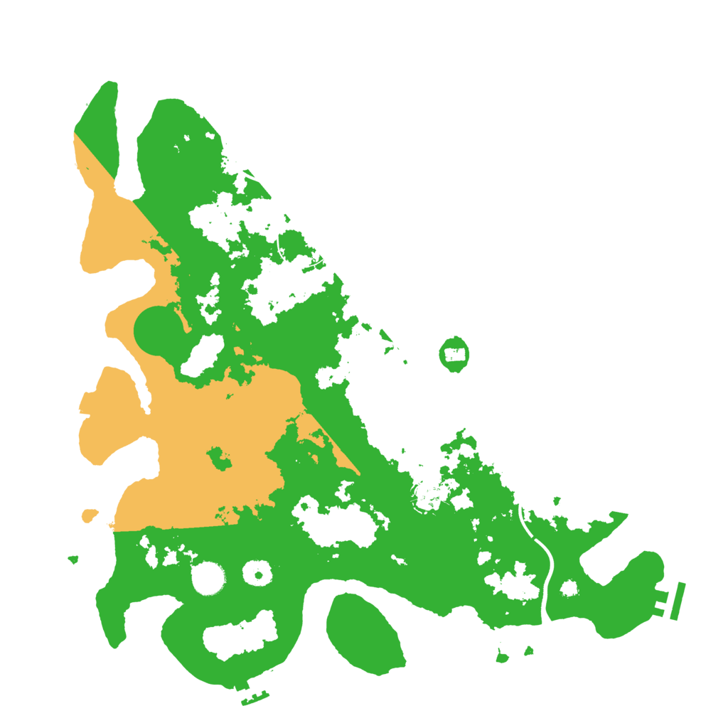 Biome Rust Map: Procedural Map, Size: 3850, Seed: 75326001