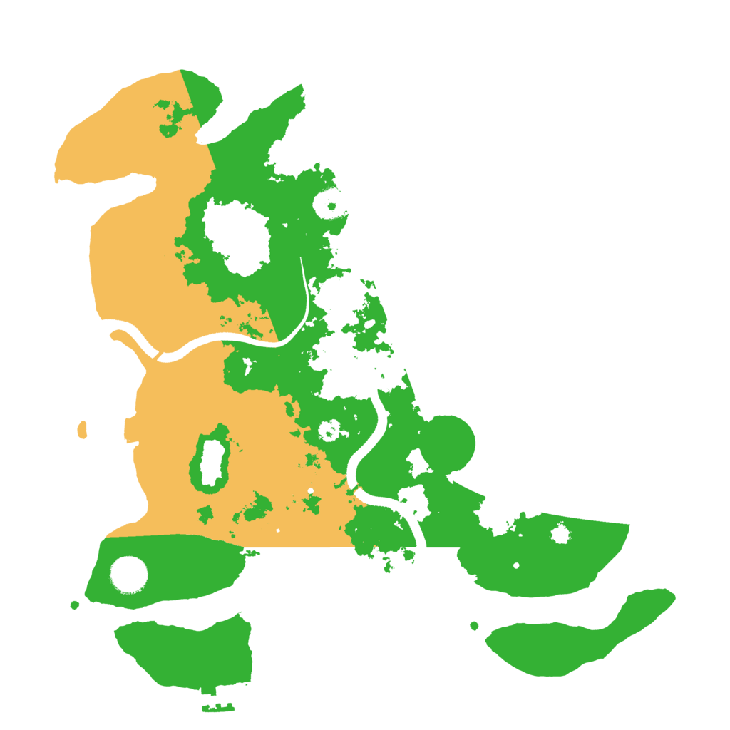 Biome Rust Map: Procedural Map, Size: 3450, Seed: 66528587