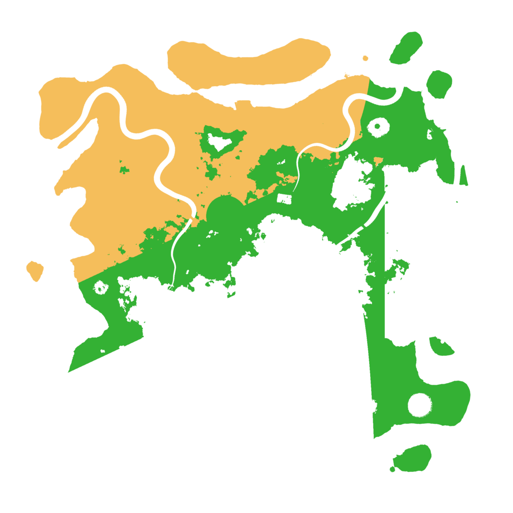 Biome Rust Map: Procedural Map, Size: 3800, Seed: 19462023