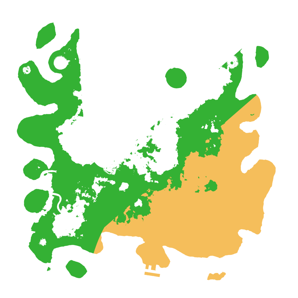 Biome Rust Map: Procedural Map, Size: 3900, Seed: 68261268