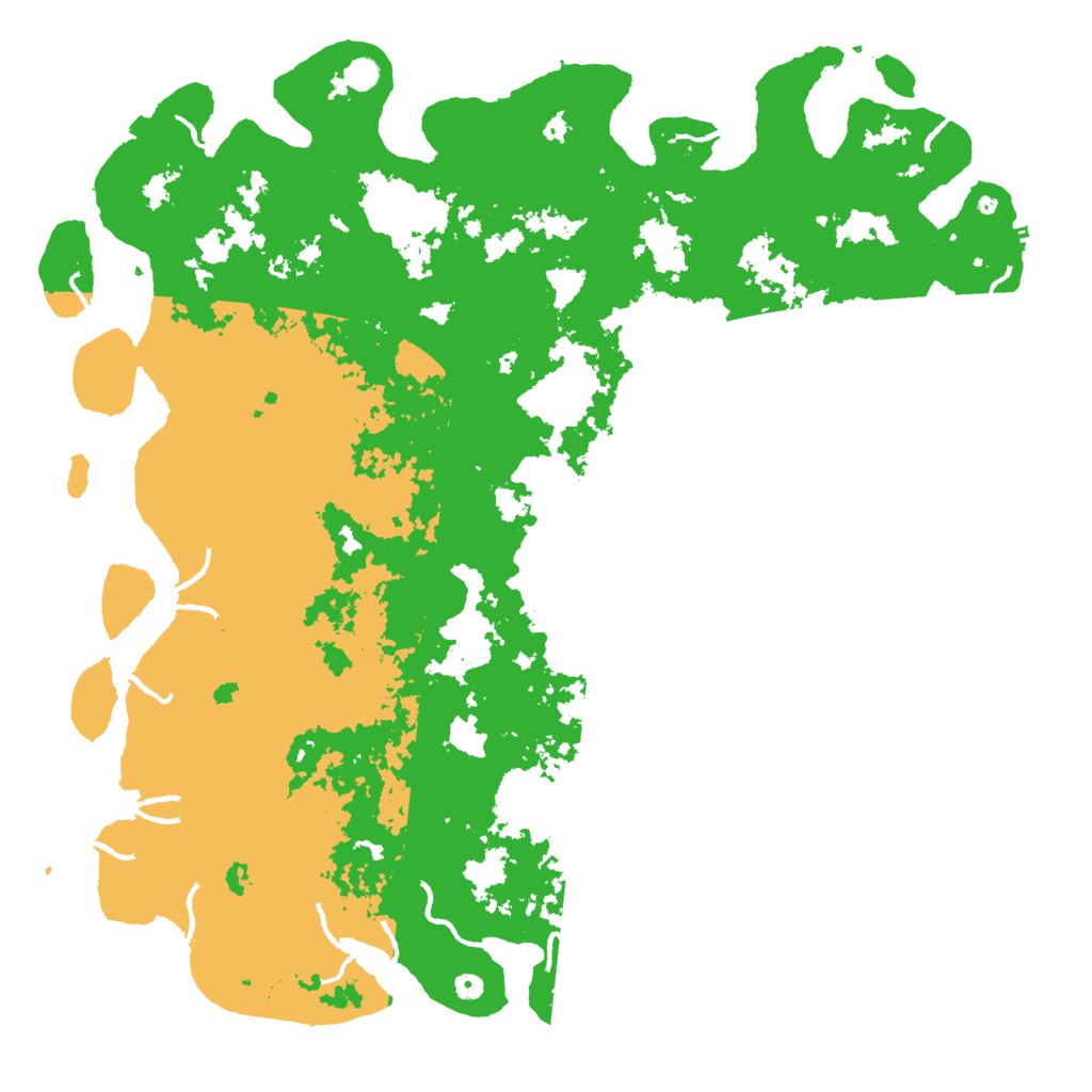Biome Rust Map: Procedural Map, Size: 6000, Seed: 7280645