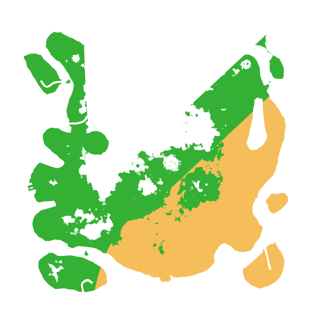 Biome Rust Map: Procedural Map, Size: 3550, Seed: 51006860