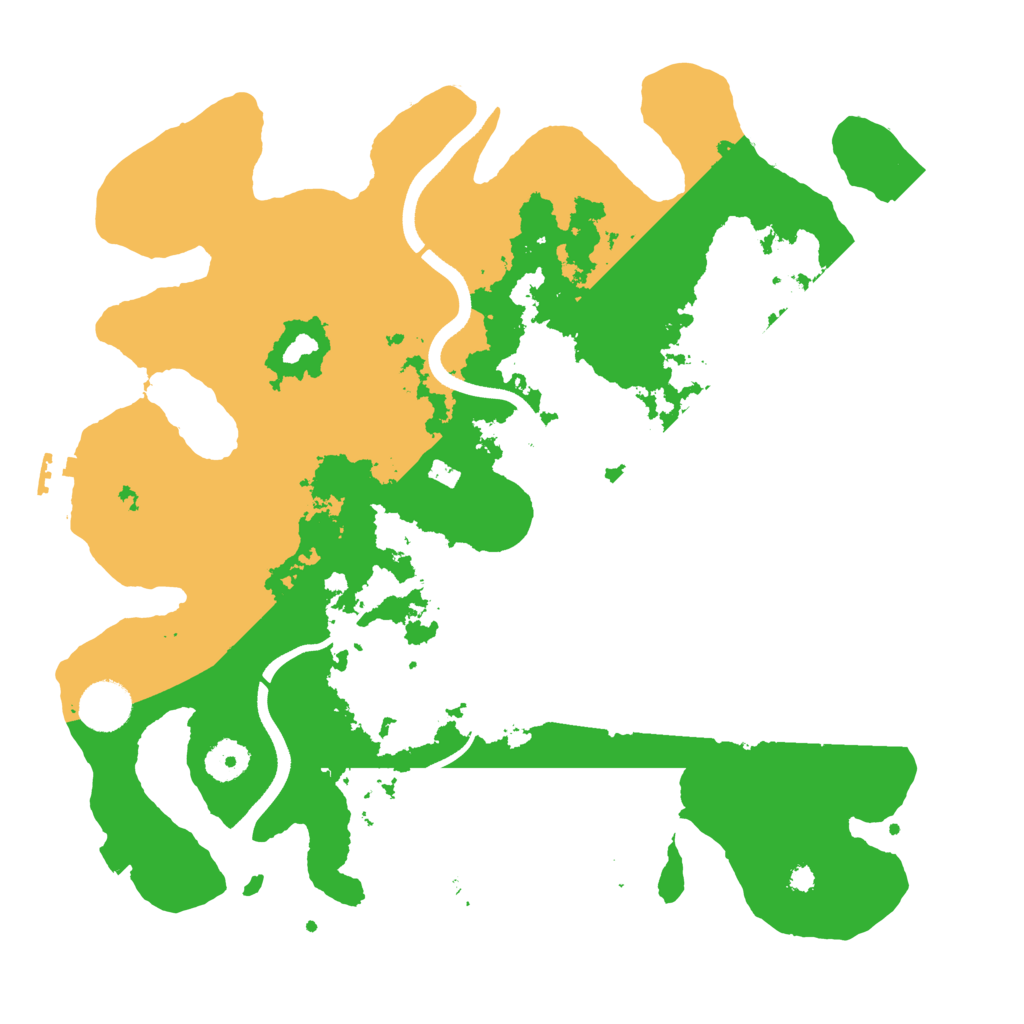 Biome Rust Map: Procedural Map, Size: 3650, Seed: 79834795