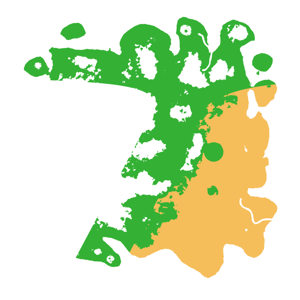 Biome Rust Map: Procedural Map, Size: 4100, Seed: 6951996