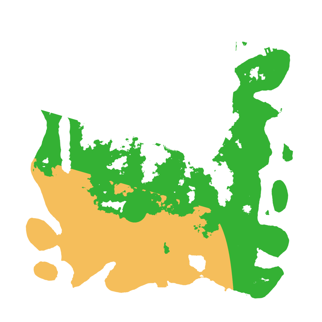 Biome Rust Map: Procedural Map, Size: 3550, Seed: 64324154