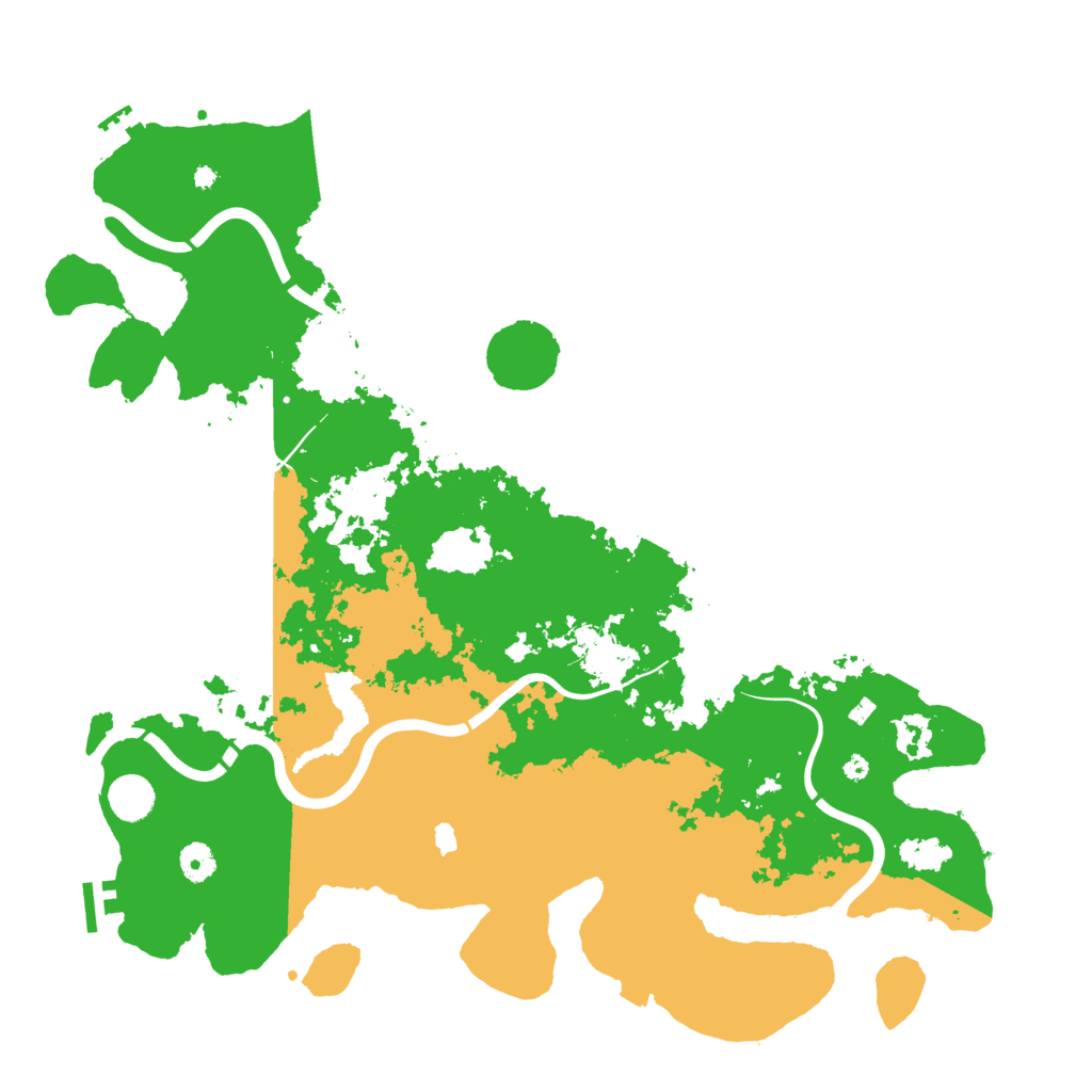 Biome Rust Map: Procedural Map, Size: 4400, Seed: 1060579