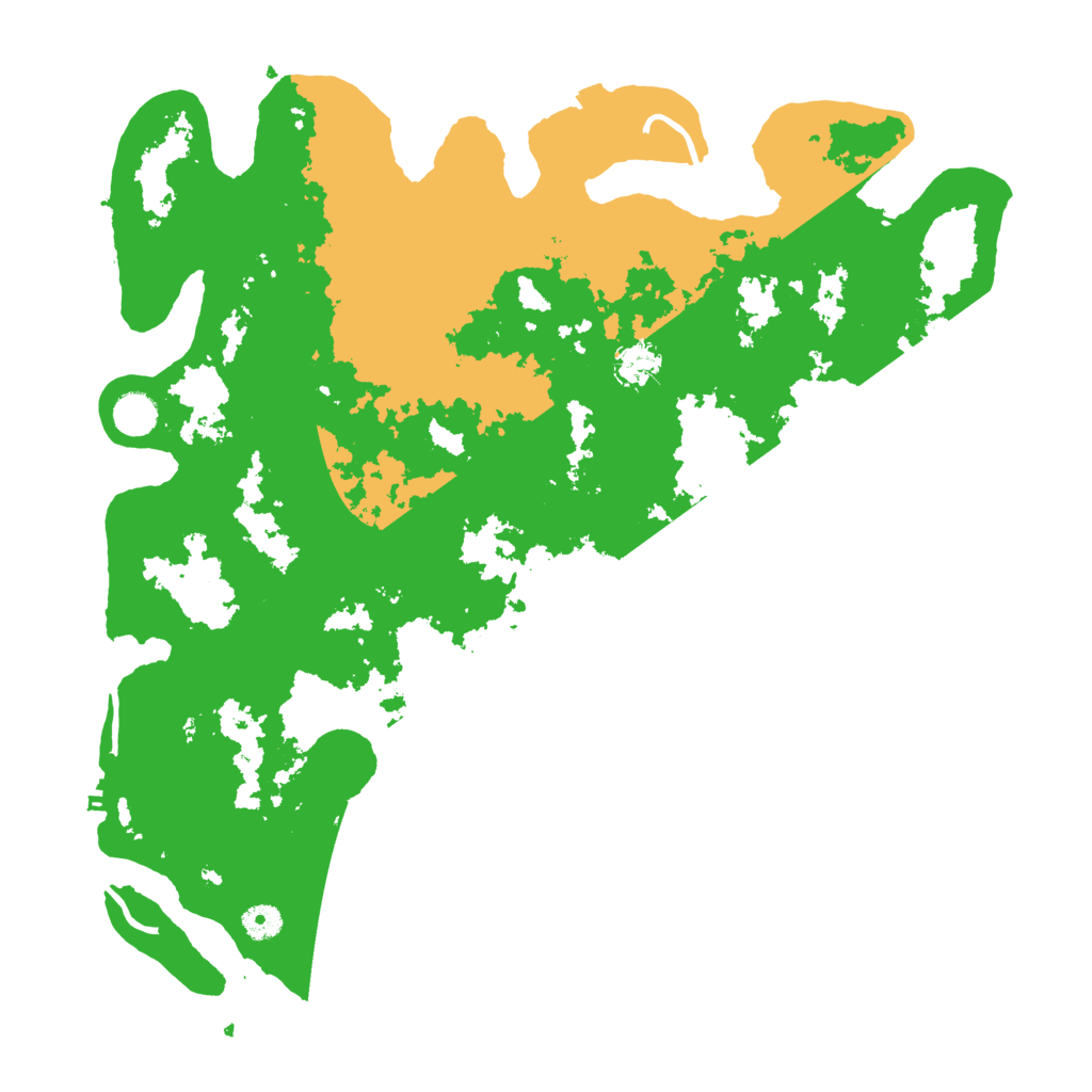 Biome Rust Map: Procedural Map, Size: 4400, Seed: 60910217