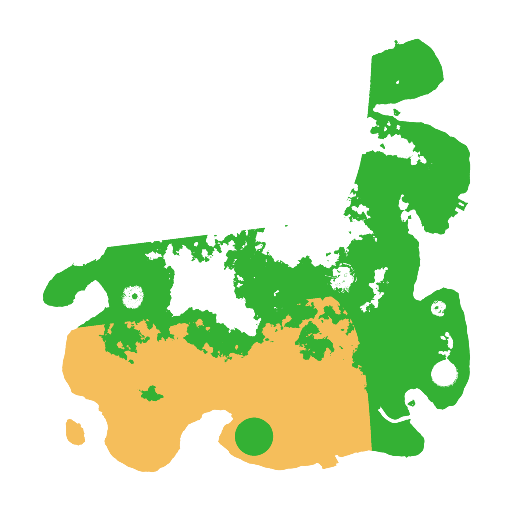 Biome Rust Map: Procedural Map, Size: 3500, Seed: 20231015