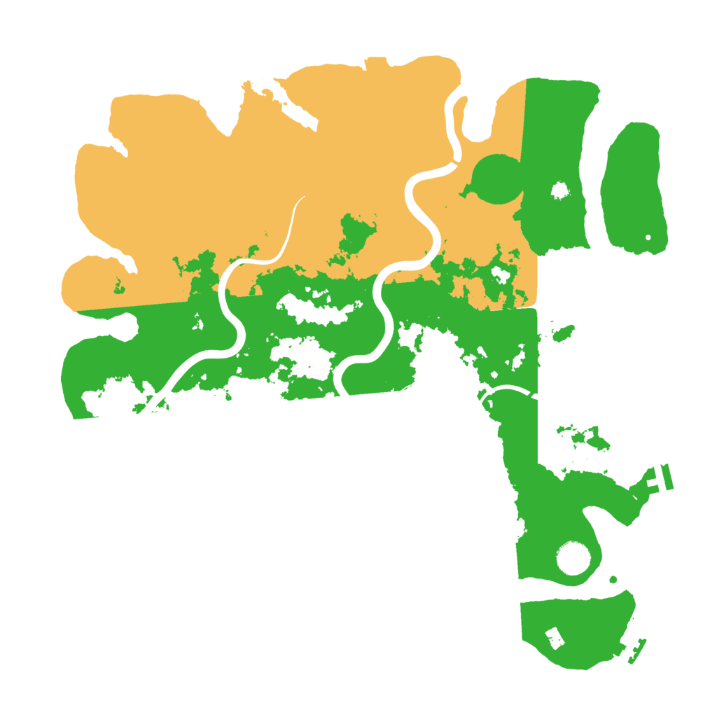 Biome Rust Map: Procedural Map, Size: 3800, Seed: 55830431