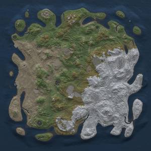 Thumbnail Rust Map: Procedural Map, Size: 4550, Seed: 1665777777, 18 Monuments