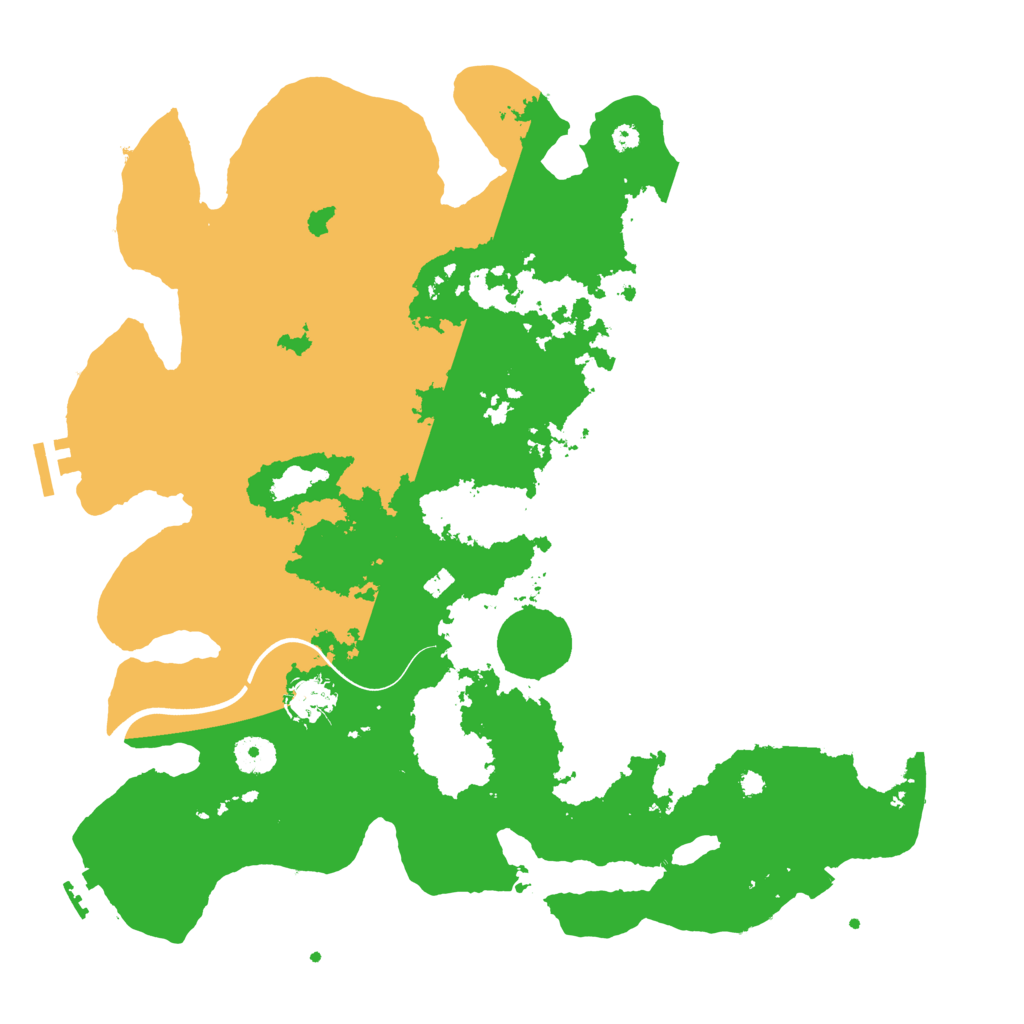 Biome Rust Map: Procedural Map, Size: 3850, Seed: 23481848