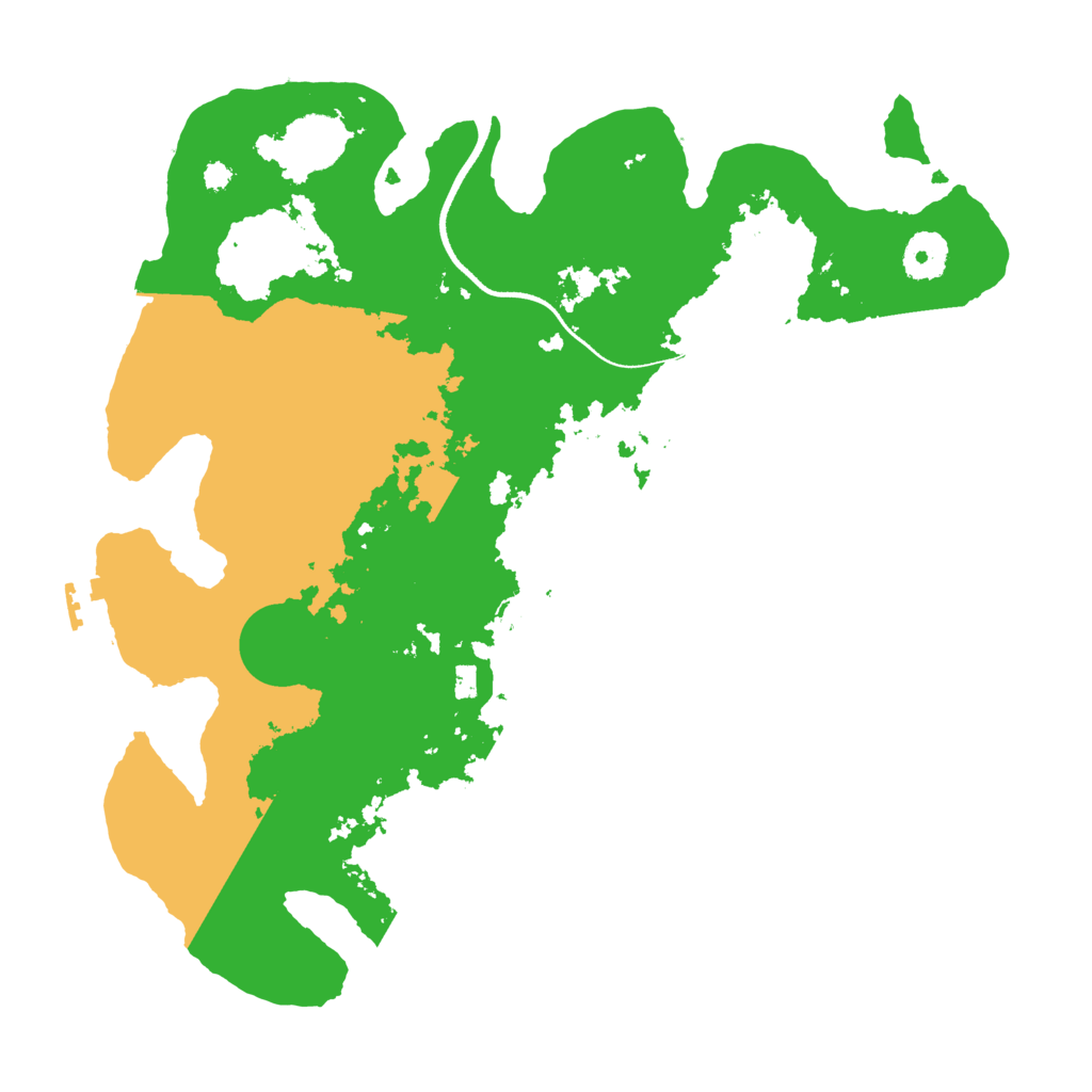 Biome Rust Map: Procedural Map, Size: 3500, Seed: 25026214