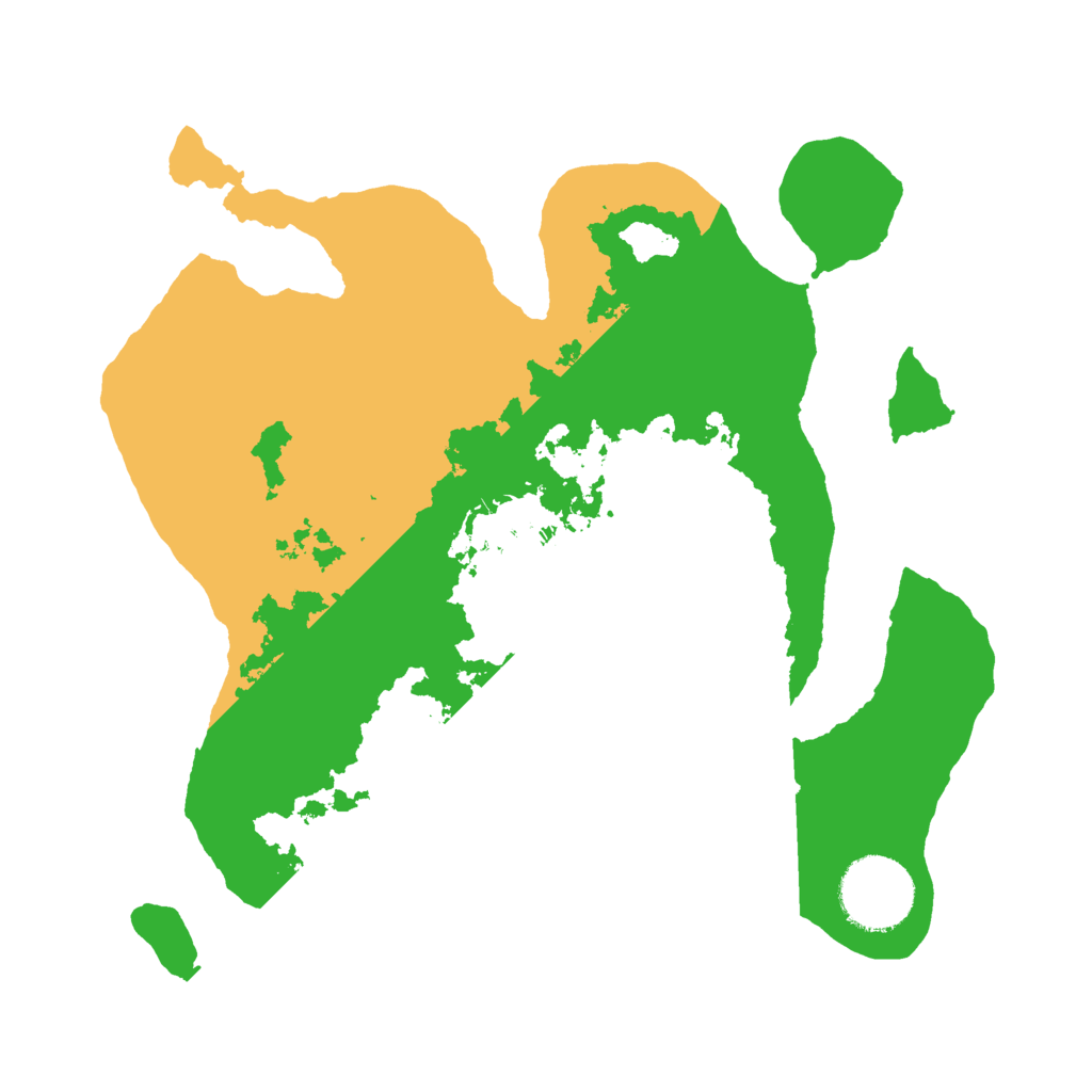 Biome Rust Map: Barren, Size: 2600, Seed: 55634322