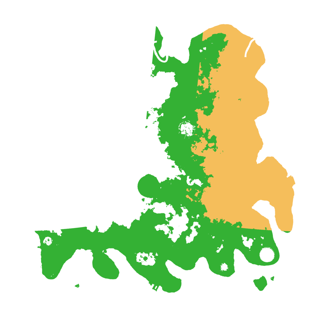 Biome Rust Map: Procedural Map, Size: 3800, Seed: 14493983