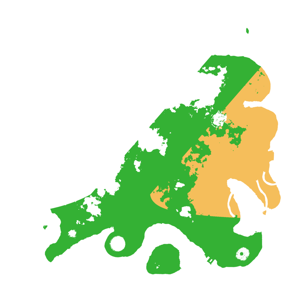 Biome Rust Map: Procedural Map, Size: 3500, Seed: 6815194