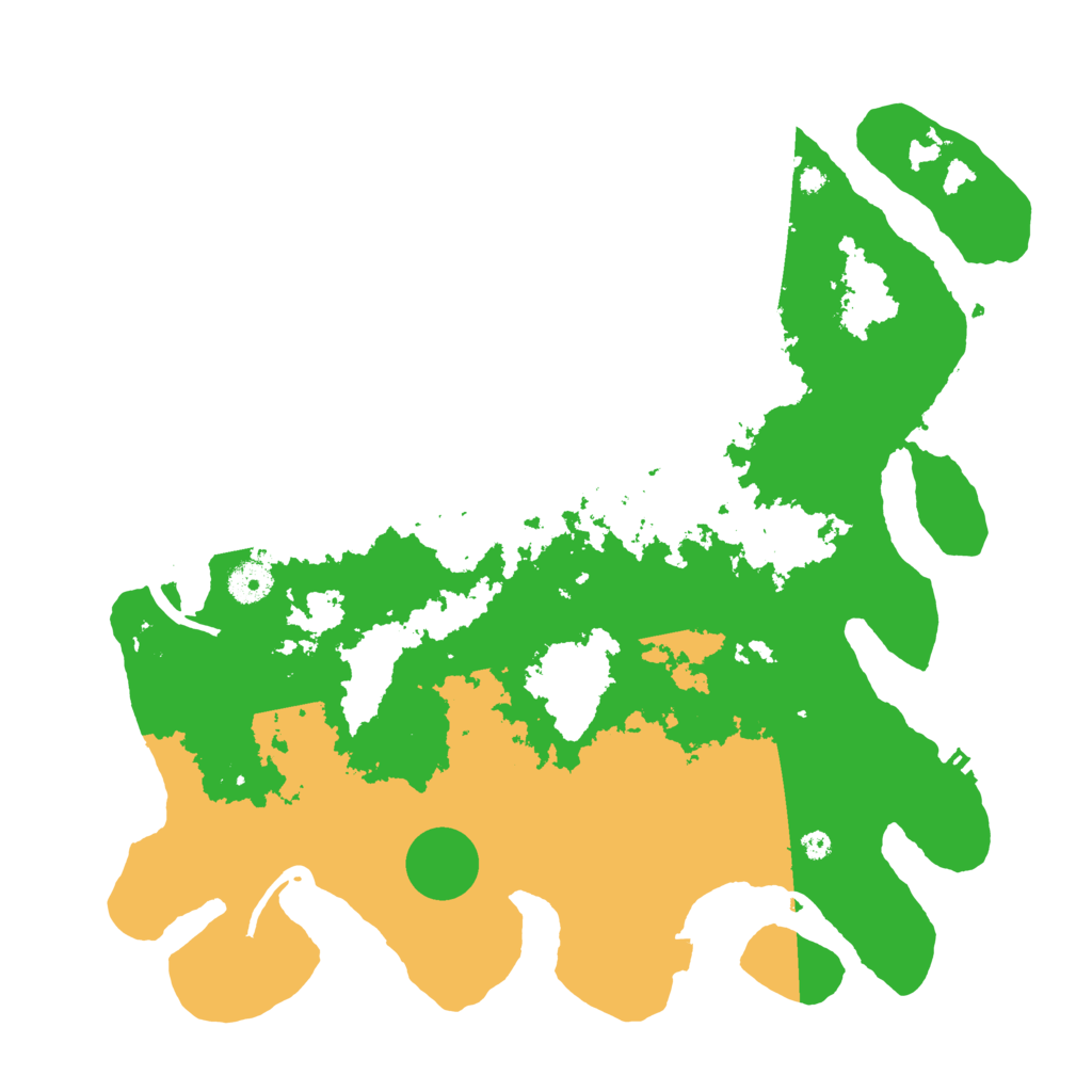 Biome Rust Map: Procedural Map, Size: 3950, Seed: 60575696