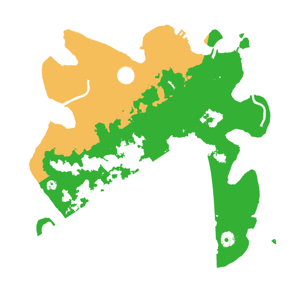 Biome Rust Map: Procedural Map, Size: 3000, Seed: 766794938