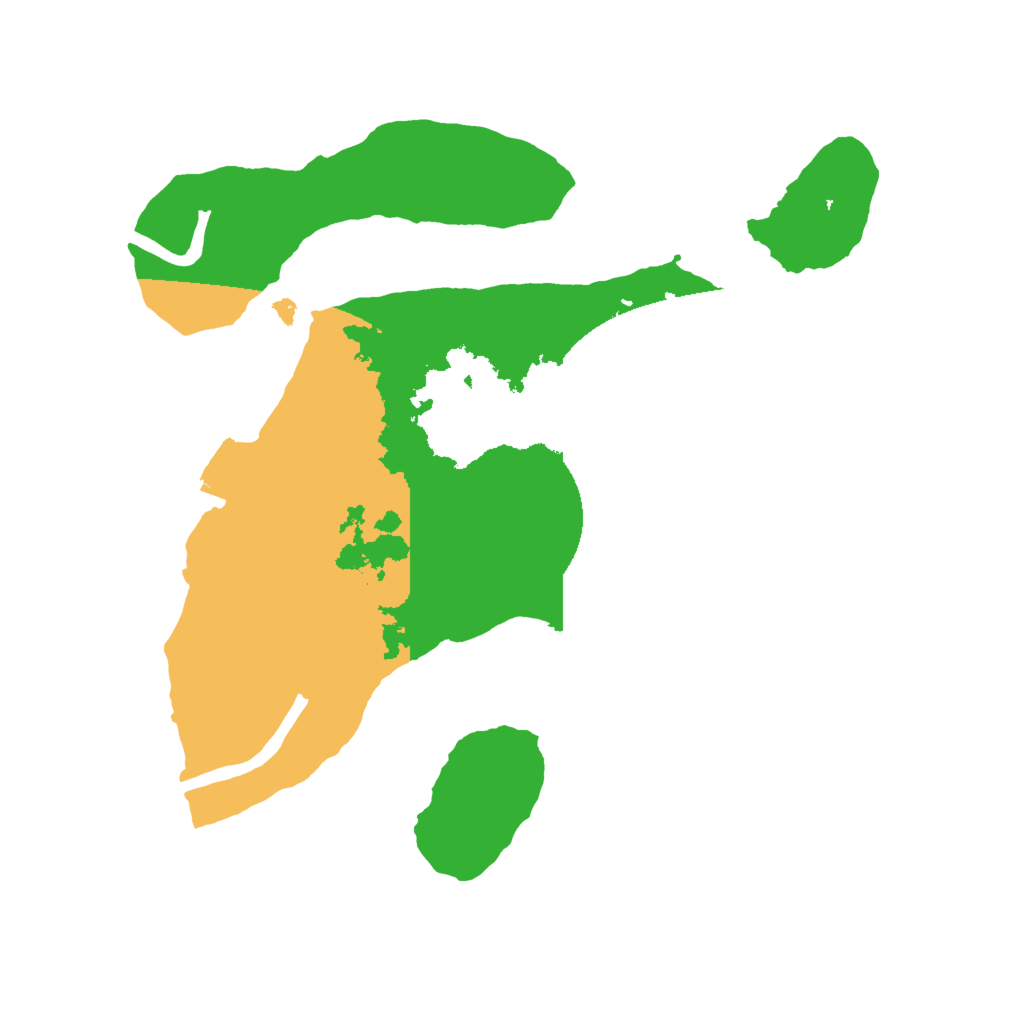 Biome Rust Map: Procedural Map, Size: 2000, Seed: 2464541