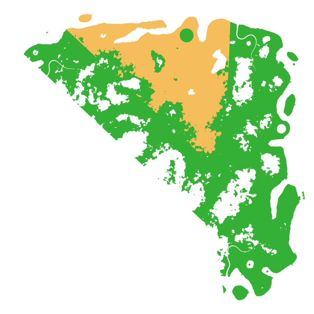 Biome Rust Map: Procedural Map, Size: 6000, Seed: 91899808